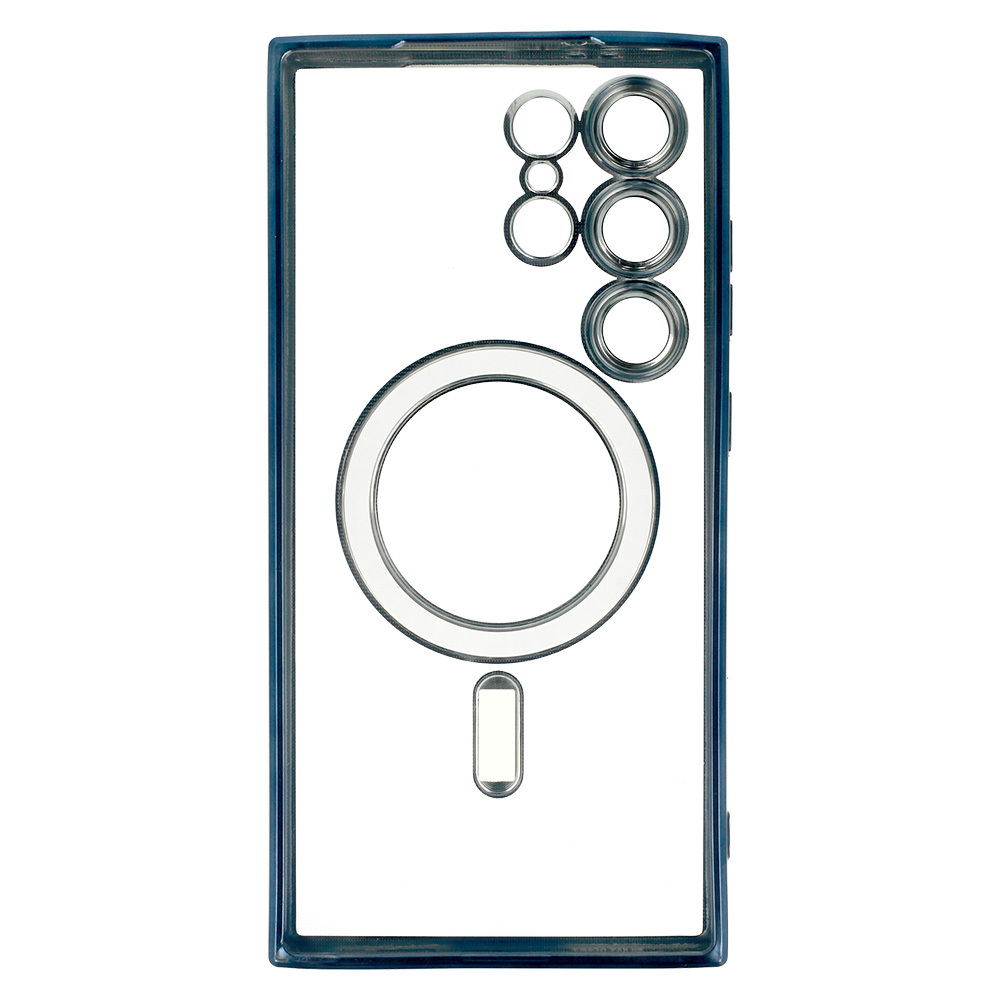 Metallic Magsafe Case do Samsung Galaxy S22 Niebieski