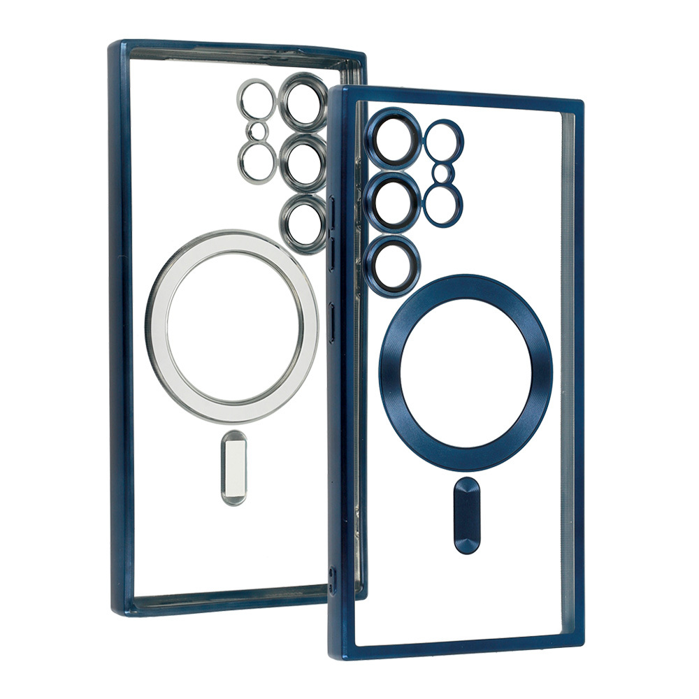 Metallic Magsafe Case do Samsung Galaxy S22 Niebieski