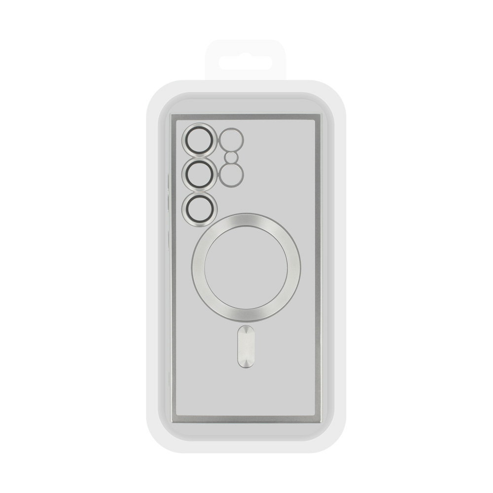 Metallic Magsafe Case do Samsung Galaxy S22 Plus Srebrny