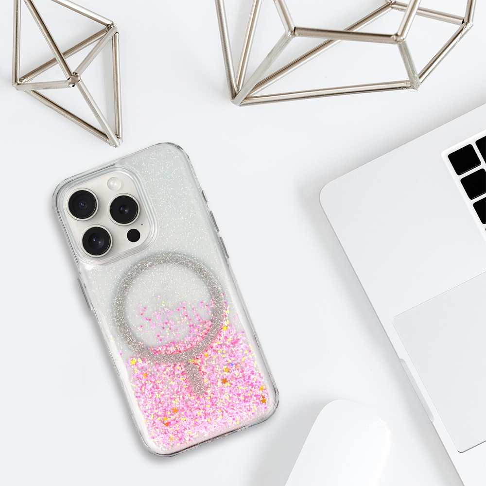 Kryt Liavec Moonlight pro Apple iPhone 15 Pro , barva růžová