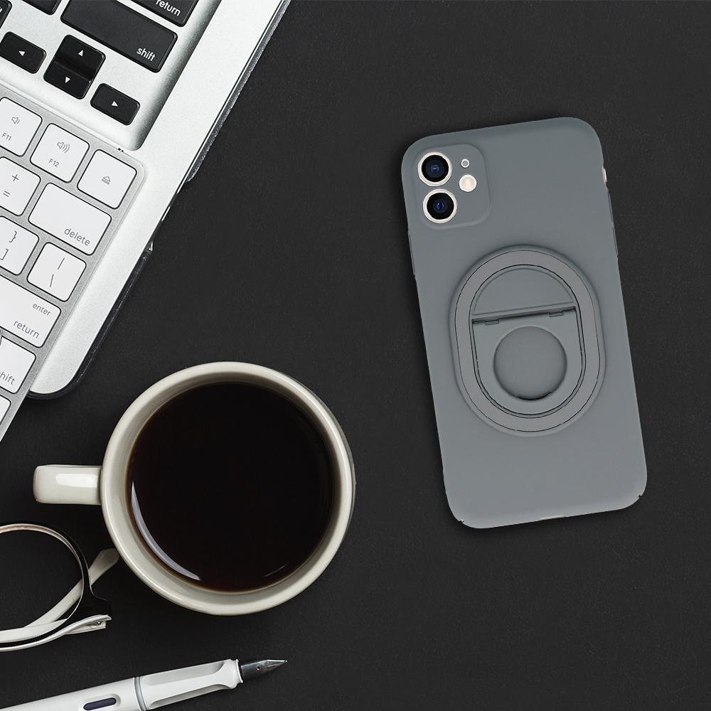 Kryt Magnetic Elipse pro Apple iPhone 11 , barva šedá