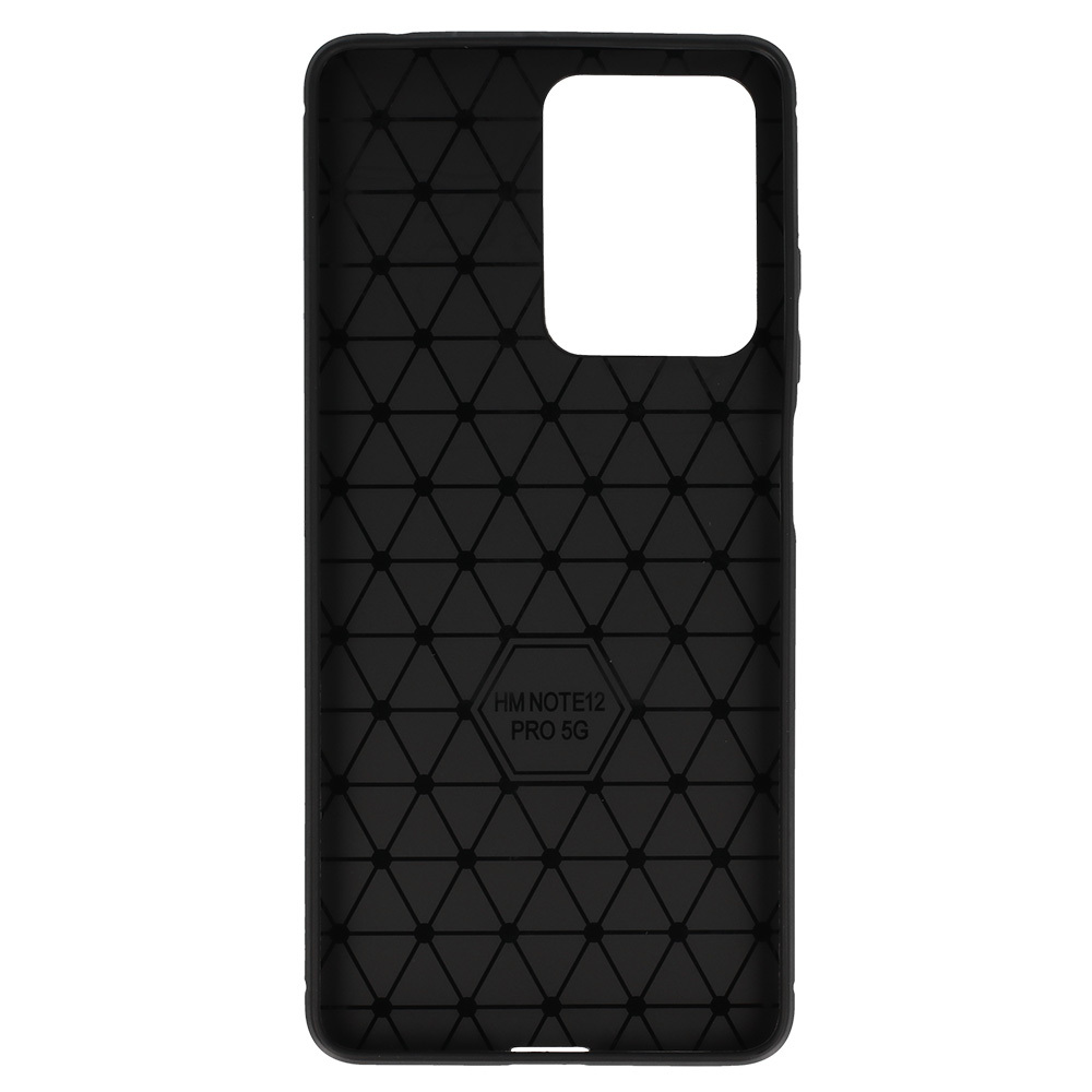 Kryt Carbon pro XIAOMI Redmi NOTE 12 PRO 5G/POCO X5 PRO , barva černá