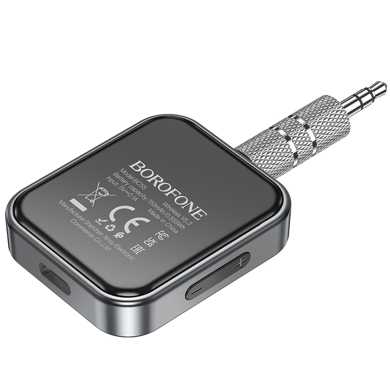 Borofone Audio Bluetooth Receiver AUX BC555 Suave black - Toptel