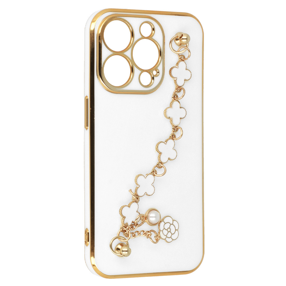 Kryt Trend pro Apple iPhone 15 Plus , design 3 , barva bílá