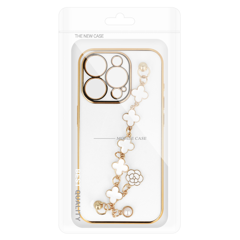 Kryt Trend pro Apple iPhone 15 Plus , design 3 , barva bílá