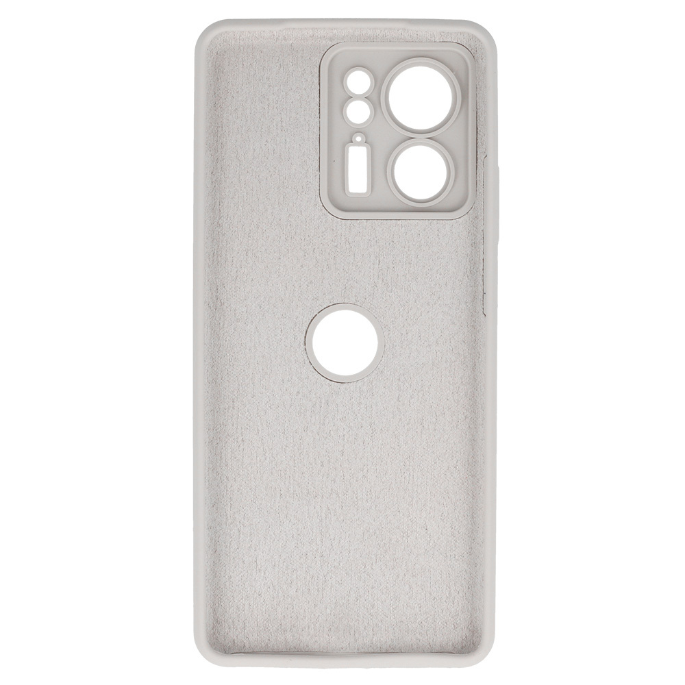 Kryt Silicone Lite pro Motorola Edge 40 5G , barva titanová