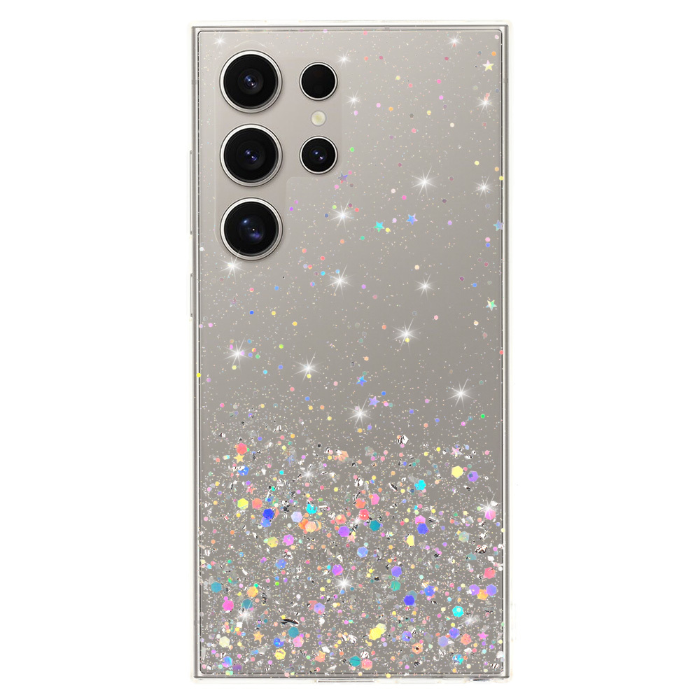 Kryt třpytivý Brilliant pro Samsung Galaxy S24 Ultra , barva čirá