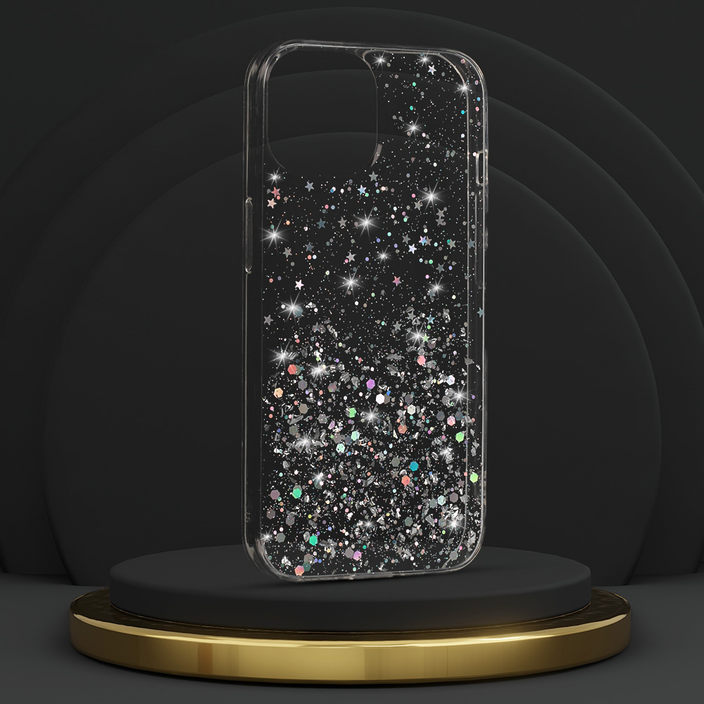 Kryt třpytivý Brilliant pro Apple iPhone 15 , barva čirá