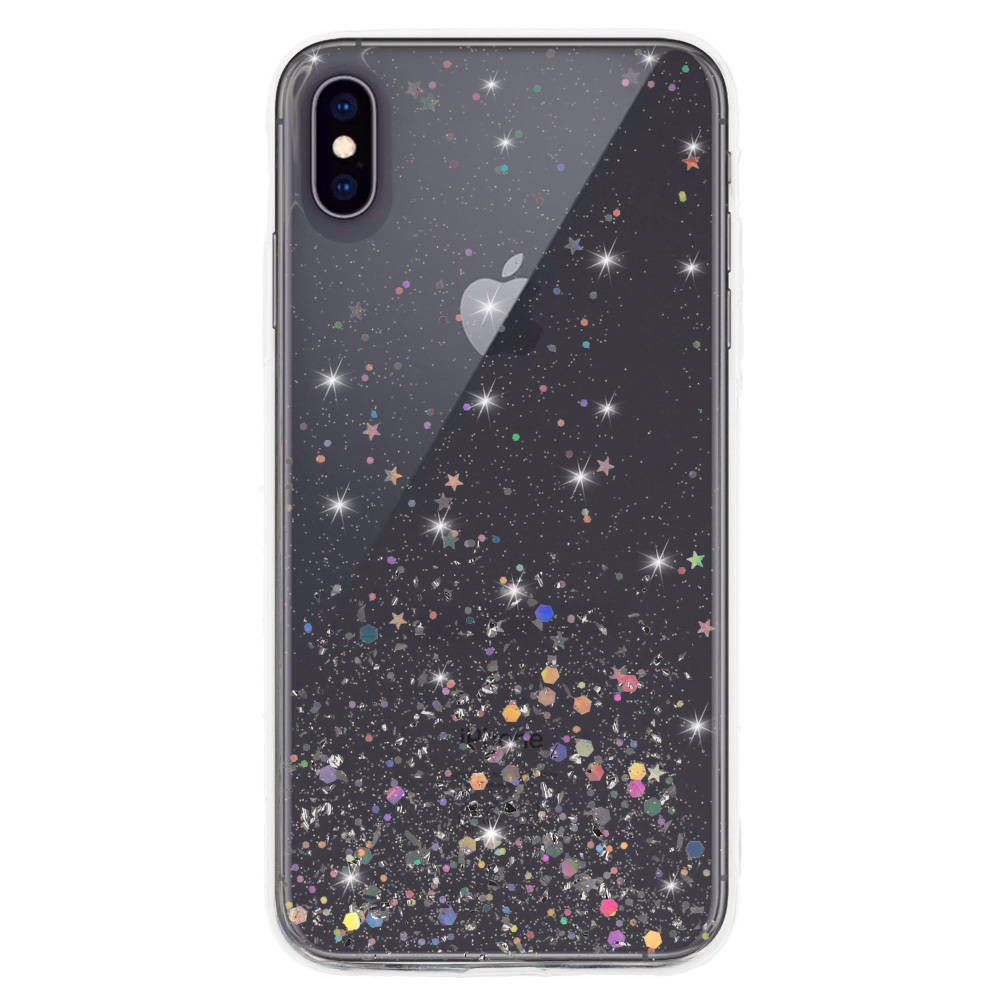 Kryt třpytivý Brilliant pro Apple iPhone X/XS , barva čirá