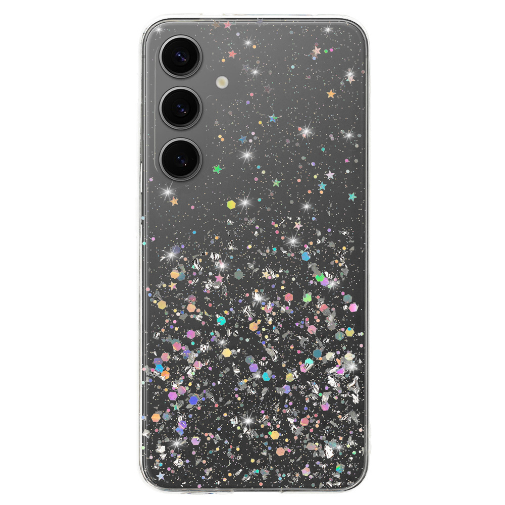 Kryt třpytivý Brilliant pro Samsung Galaxy S24 , barva čirá