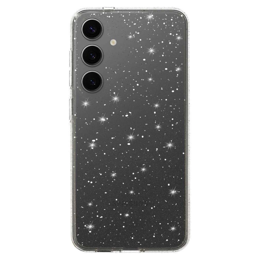 Kryt Glitter pro Samsung Galaxy A25 5G , barva stříbrná