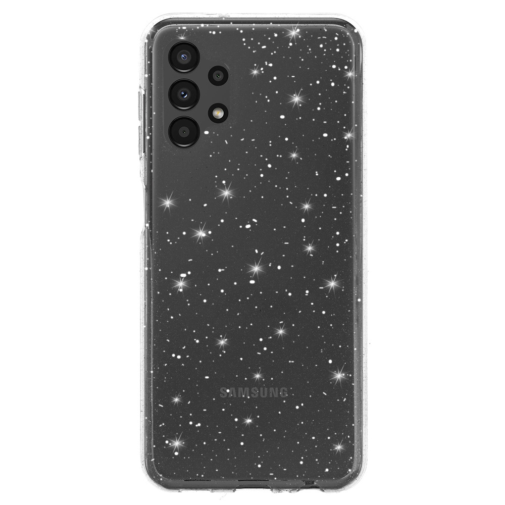Kryt Glitter pro Samsung Galaxy A13 4G , barva stříbrná