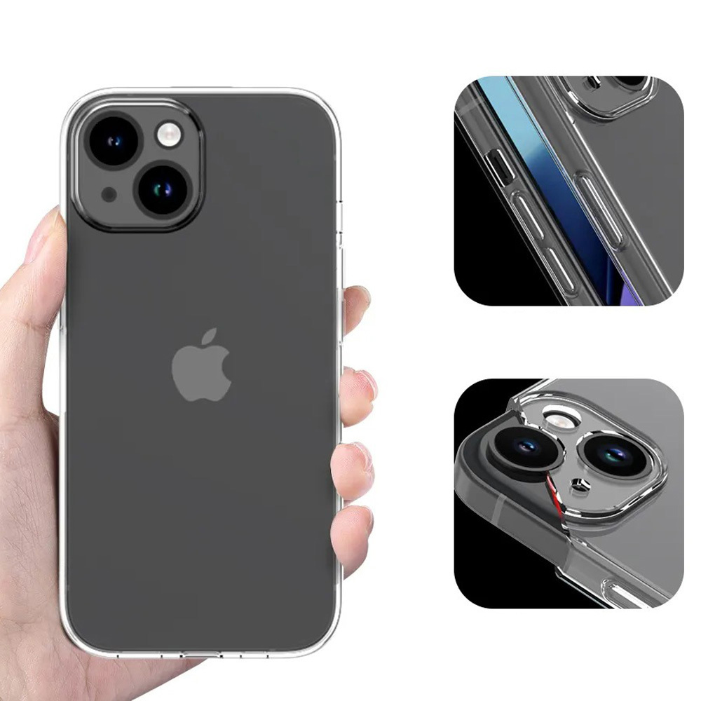 Kryt ClearCase pro Apple iPhone 15 Plus , barva čirá