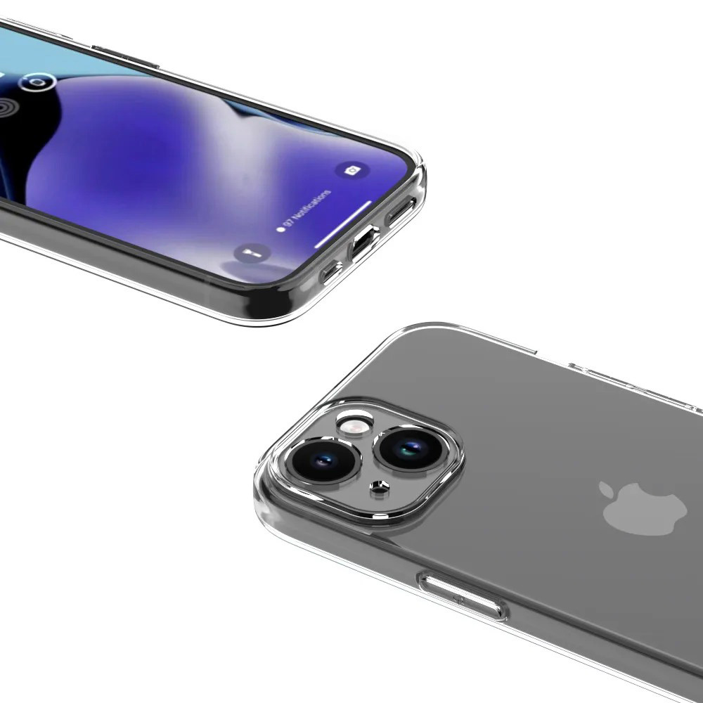 Kryt ClearCase pro Apple iPhone 15 Plus , barva čirá