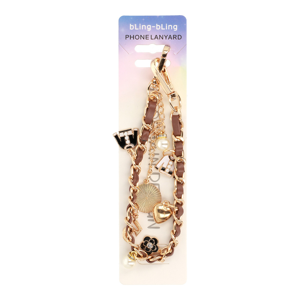 Šňůrka na mobil G-17 , barva hnědá