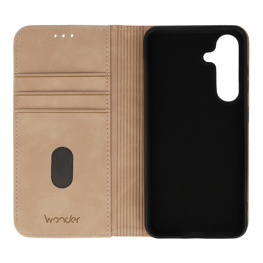 Knížkové pouzdro Wonder Smart pro Xiaomi Redmi Note 13 Pro 4G cappuccino