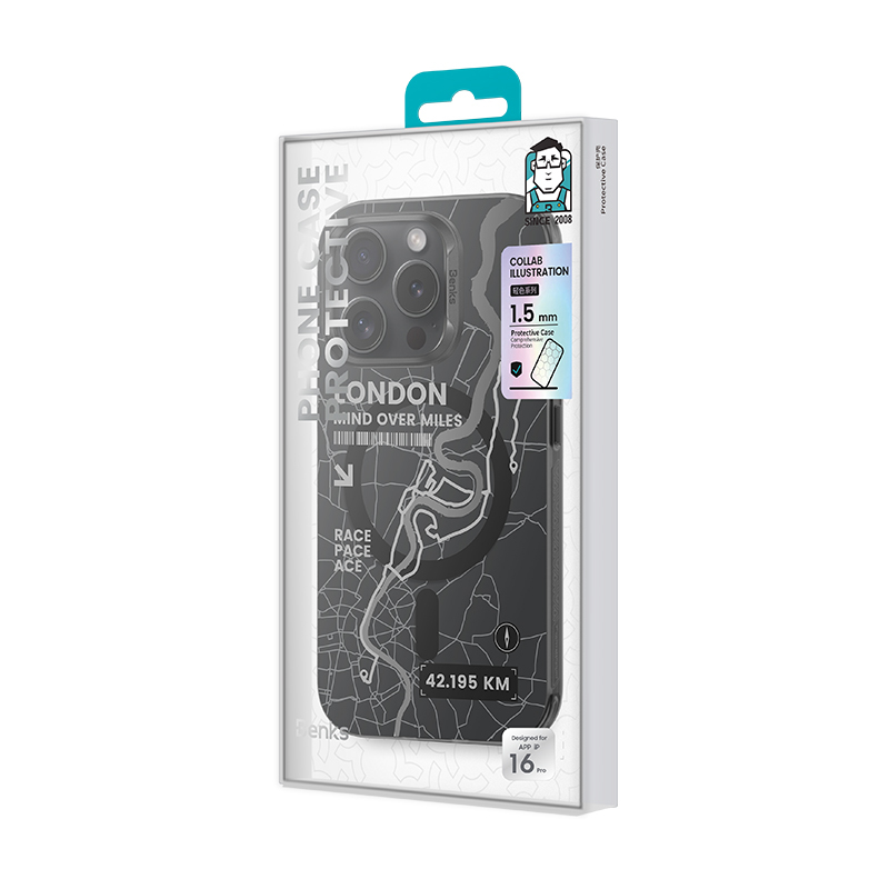 Benks Magnetic City London Case for Apple iPhone 16 Plus