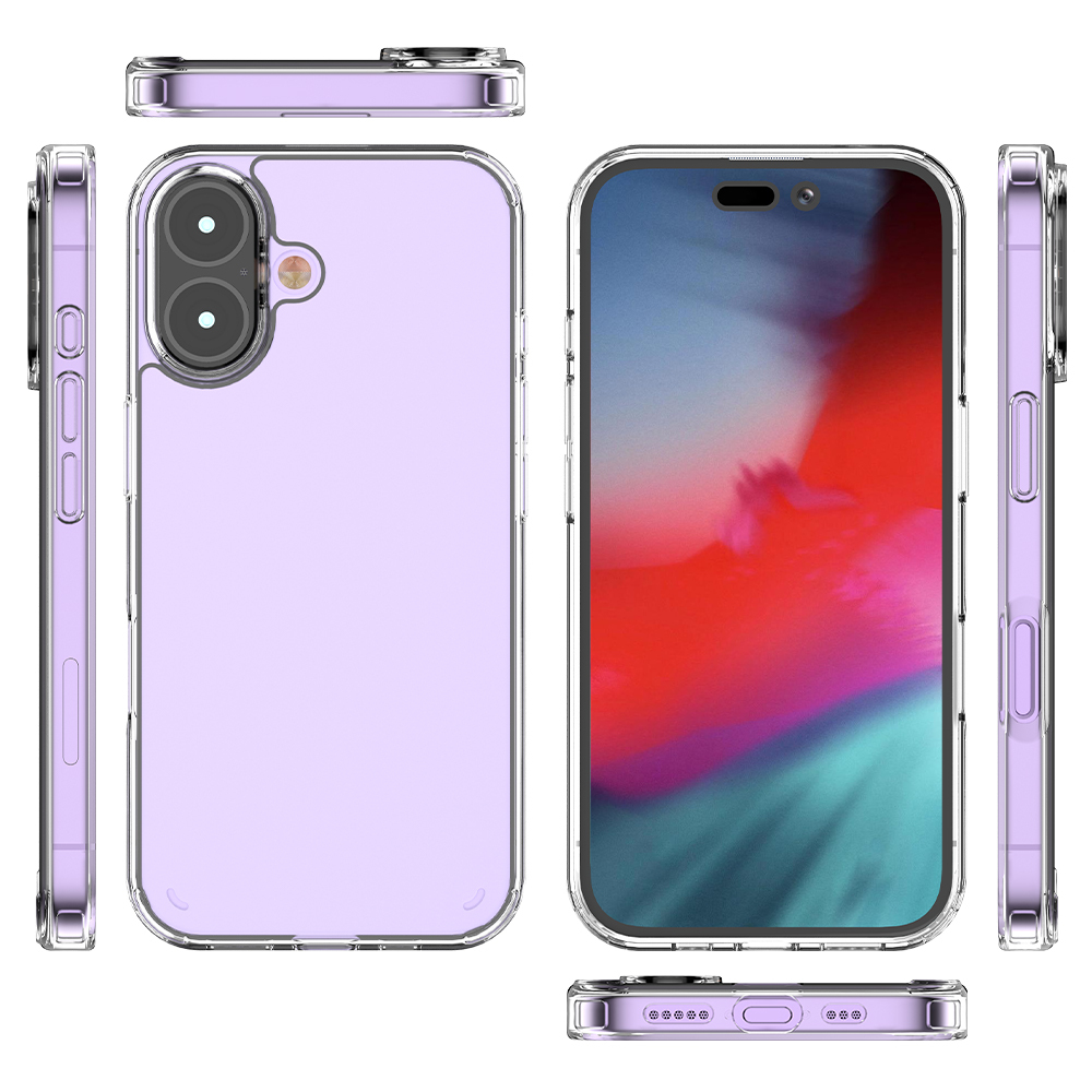 Kryt ClearCase pro Apple iPhone 16 , barva čirá