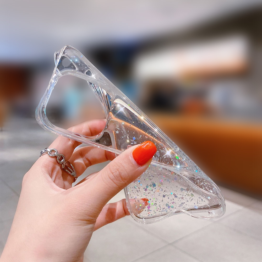 Kryt třpytivý Brilliant pro Apple iPhone 16 Pro Max , barva čirá