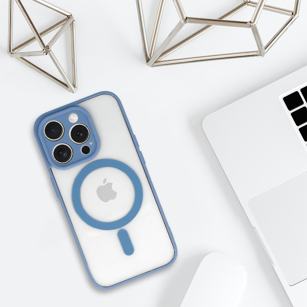 Kryt Acryl Color MagSafe pro Apple iPhone 16 Pro , barva světle modrá