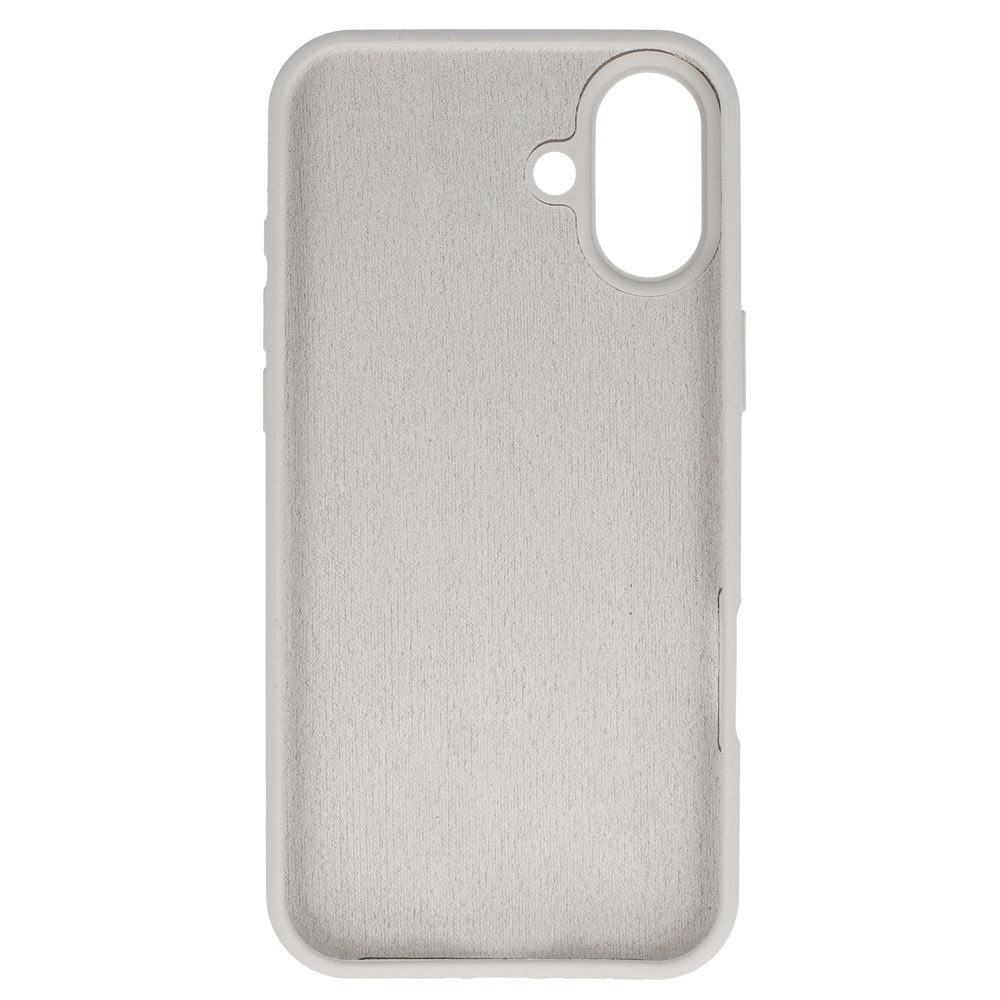 Kryt Silicone Lite pro Apple iPhone 16 , barva titanová