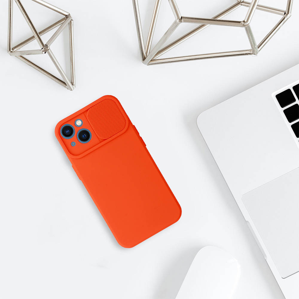Kryt CamShield pro Apple iPhone 13 , barva oranžová