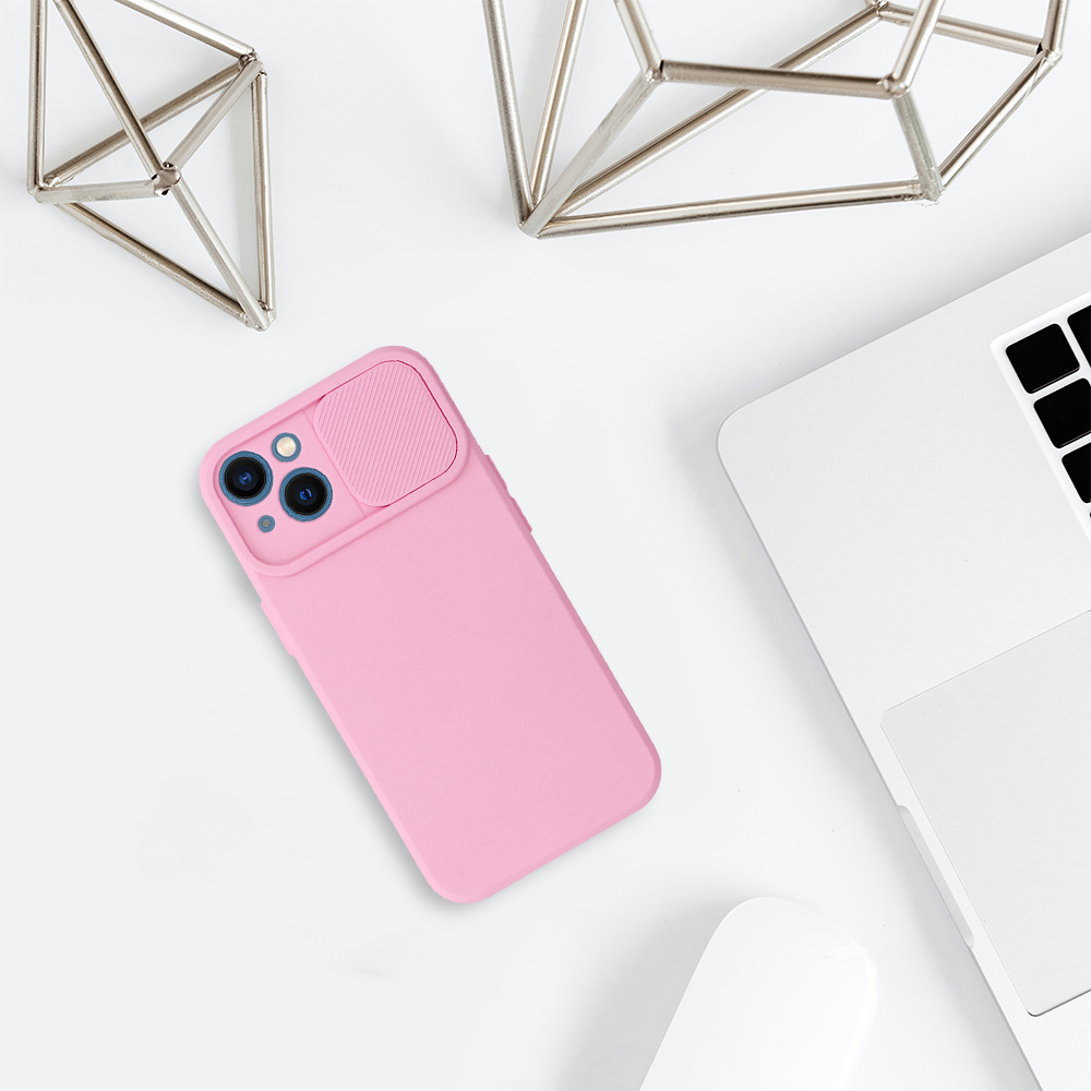Kryt CamShield pro Apple iPhone 13 , barva růžová