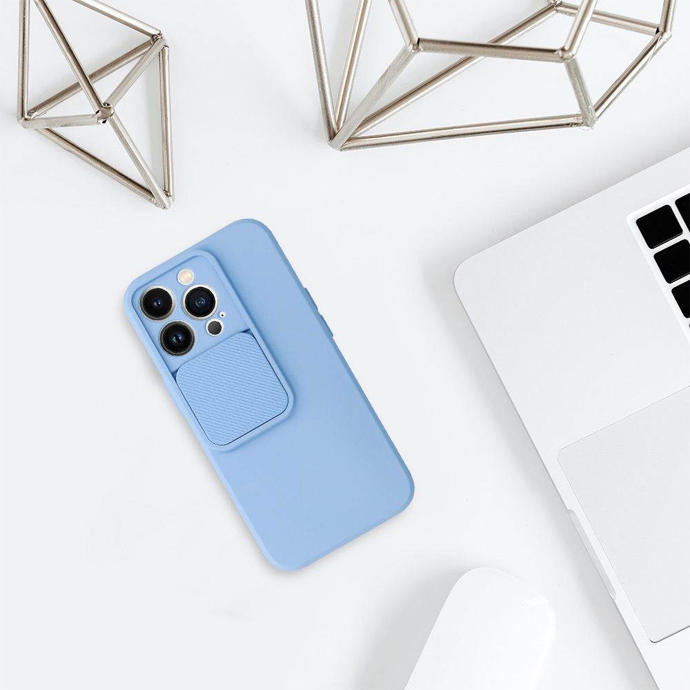Kryt CamShield pro Apple iPhone 13 Pro , barva světle modrá