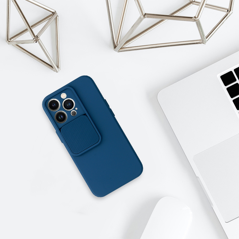 Kryt CamShield pro Apple iPhone 13 Pro , barva modrá