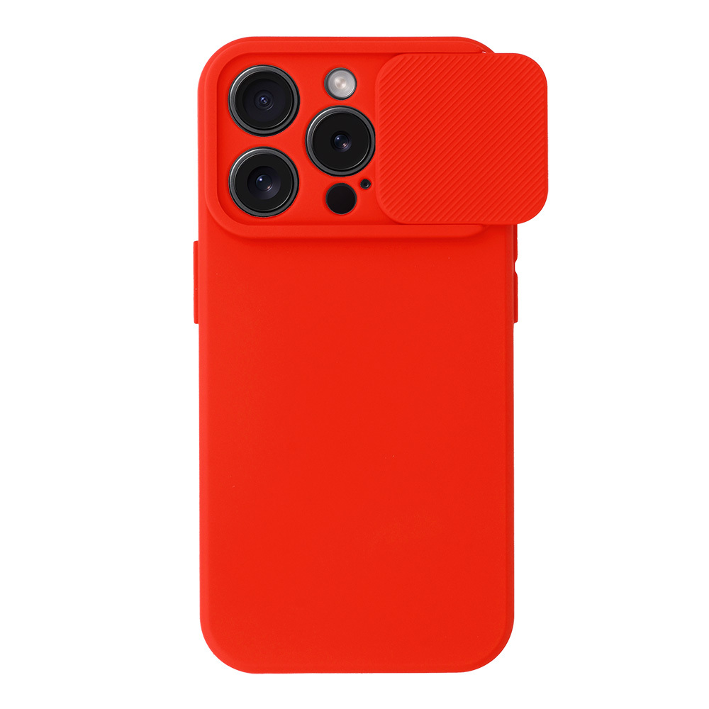 Kryt CamShield pro Apple iPhone 15 Pro Max , barva červená