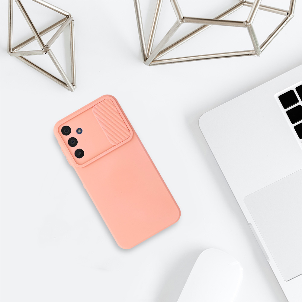 Kryt CamShield pro Samsung Galaxy A15 4G/5G , barva lososová