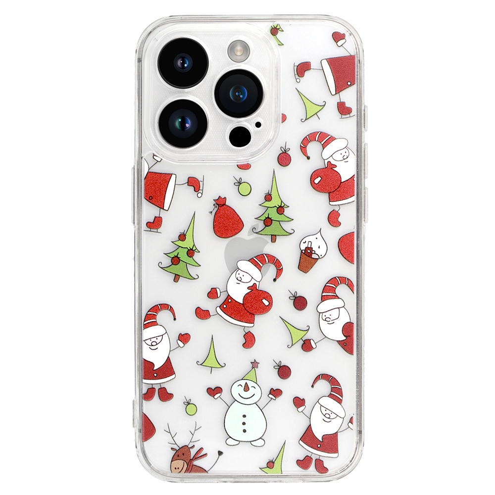 TEL PROTECT Christmas Kryt ClearCase pro Apple iPhone 16 Pro Max , design 1