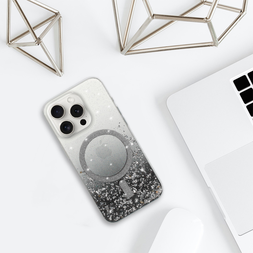 Tel Protect Moonlite Magsafe Case for Apple iPhone 13 Pro Max , barva černá clear