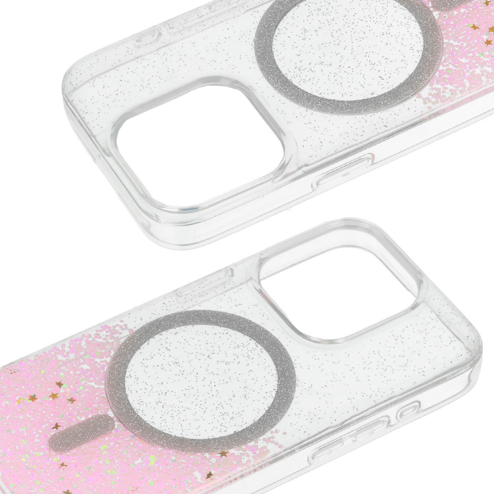 Tel Protect Moonlite Magsafe Case for Apple iPhone 14 , barva růžová clear