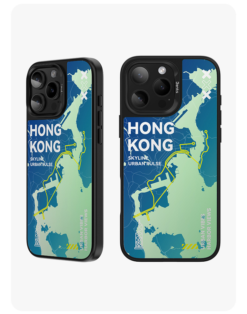 Benks Dynamic City Hong Kong Case for Apple iPhone 16 Pro