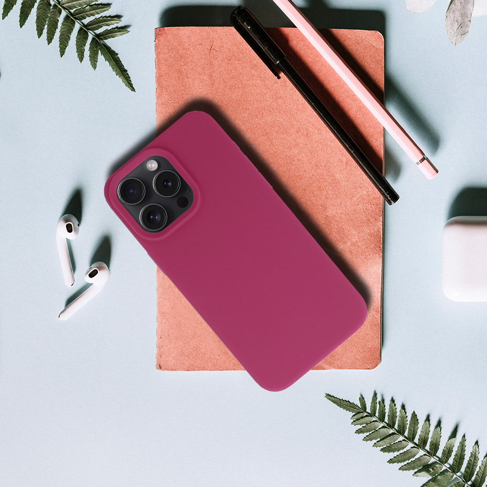 Kryt Silicone Lite pro Samsung Galaxy A15 4G/5G , barva malinová