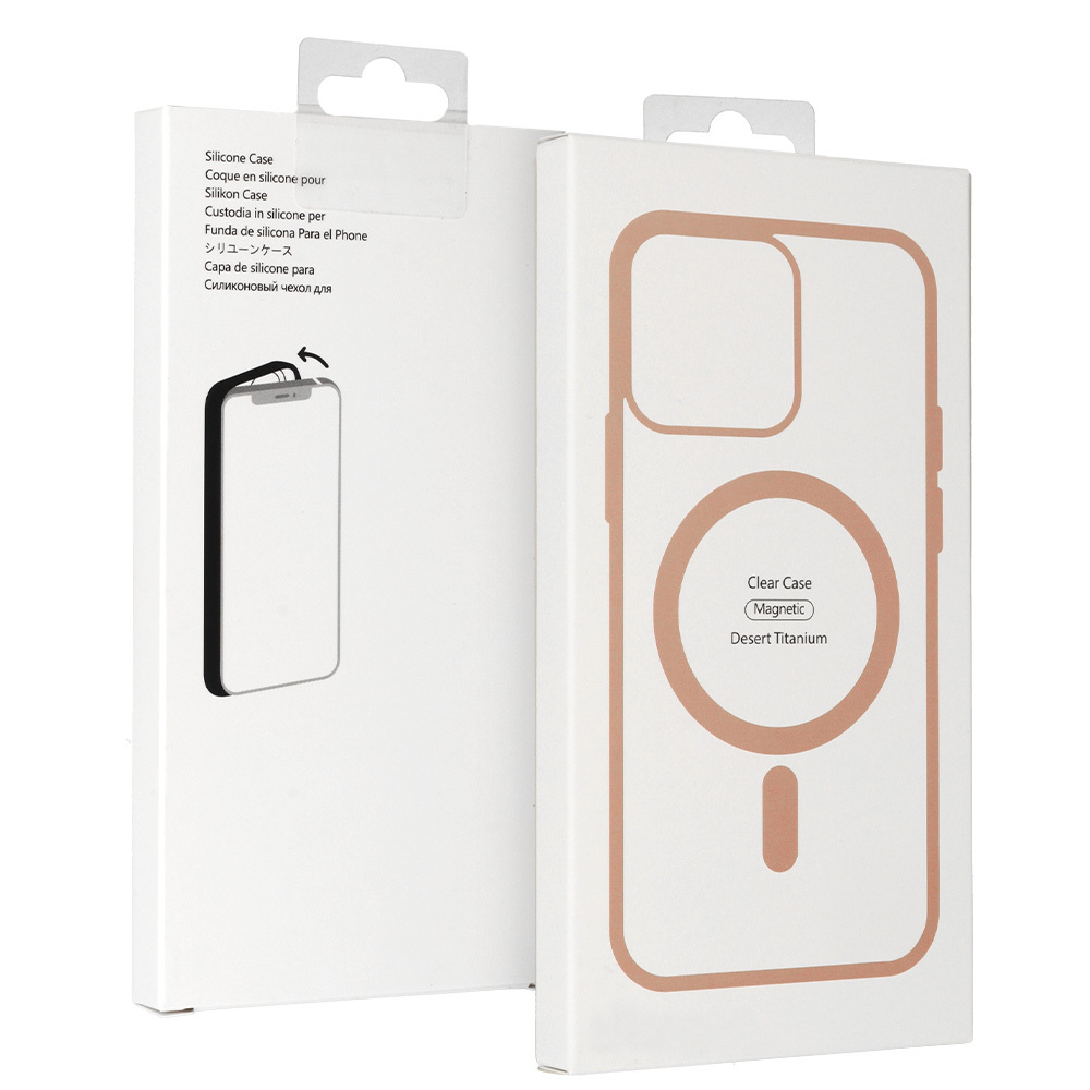 Kryt Acryl Color MagSafe pro Apple iPhone 13 Pro desert , barva titanová