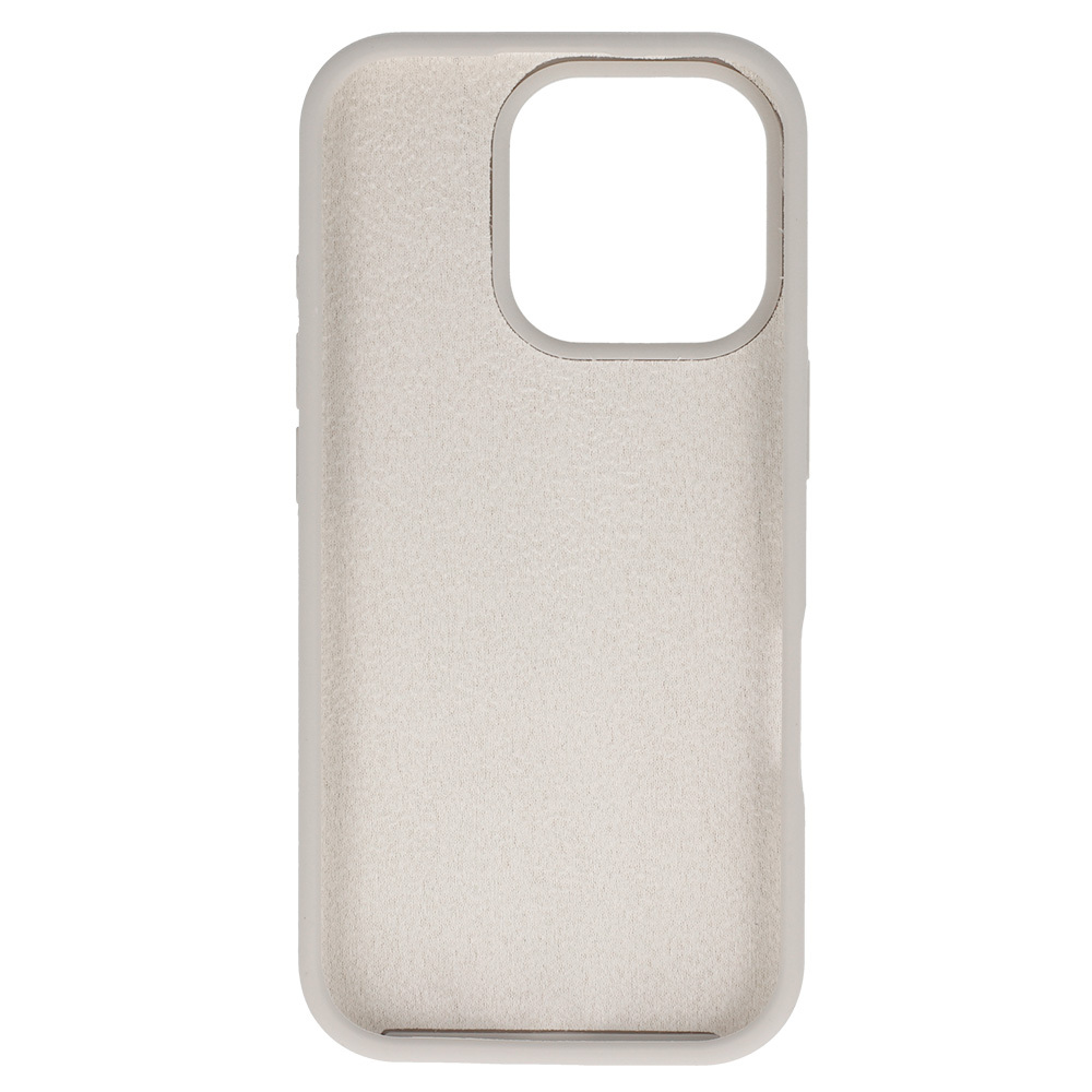 Kryt Silicone Premium pro Apple iPhone 16 Pro Max , barva titanová