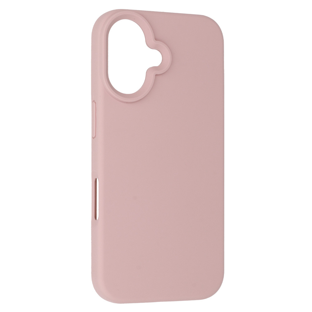 Kryt Silicone Premium pro Apple iPhone 16 , barva pudrová