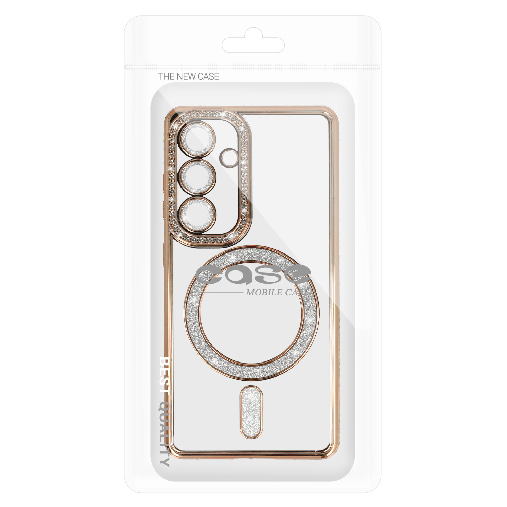 tifosi GALAXYa25＋magsafe Bling Magsafe Case for Samsung Galaxy A56 5G gold - Toptel