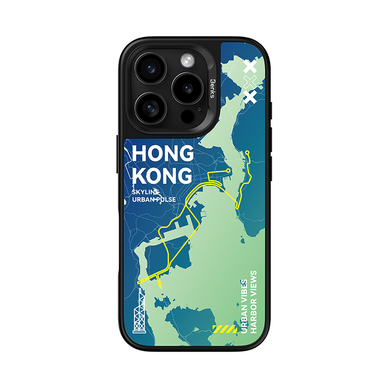 Benks Dynamic City Hong Kong Case for Apple iPhone 16 Pro