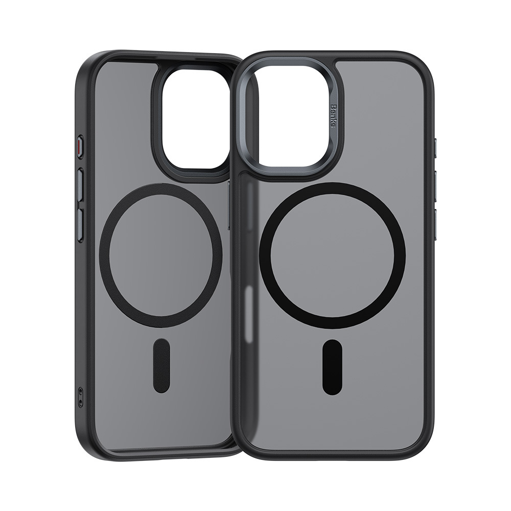 Benks Magnetic Mist Case Metal Frame for Apple iPhone 16 Pro Max , barva šedá