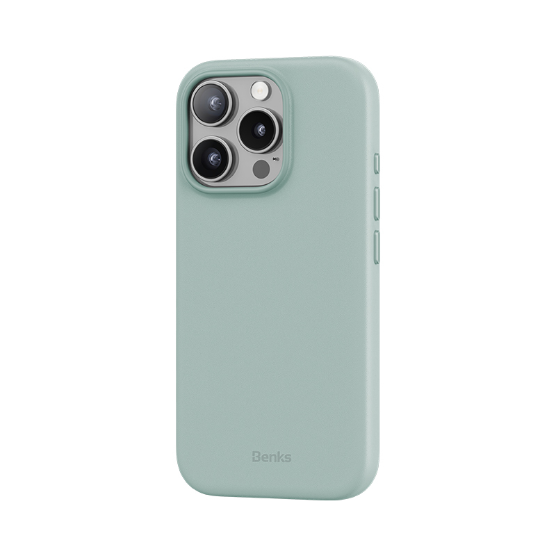 Benks Magnetic Vita Pro Silicone Case for Apple iPhone 16 Pro , barva zelená