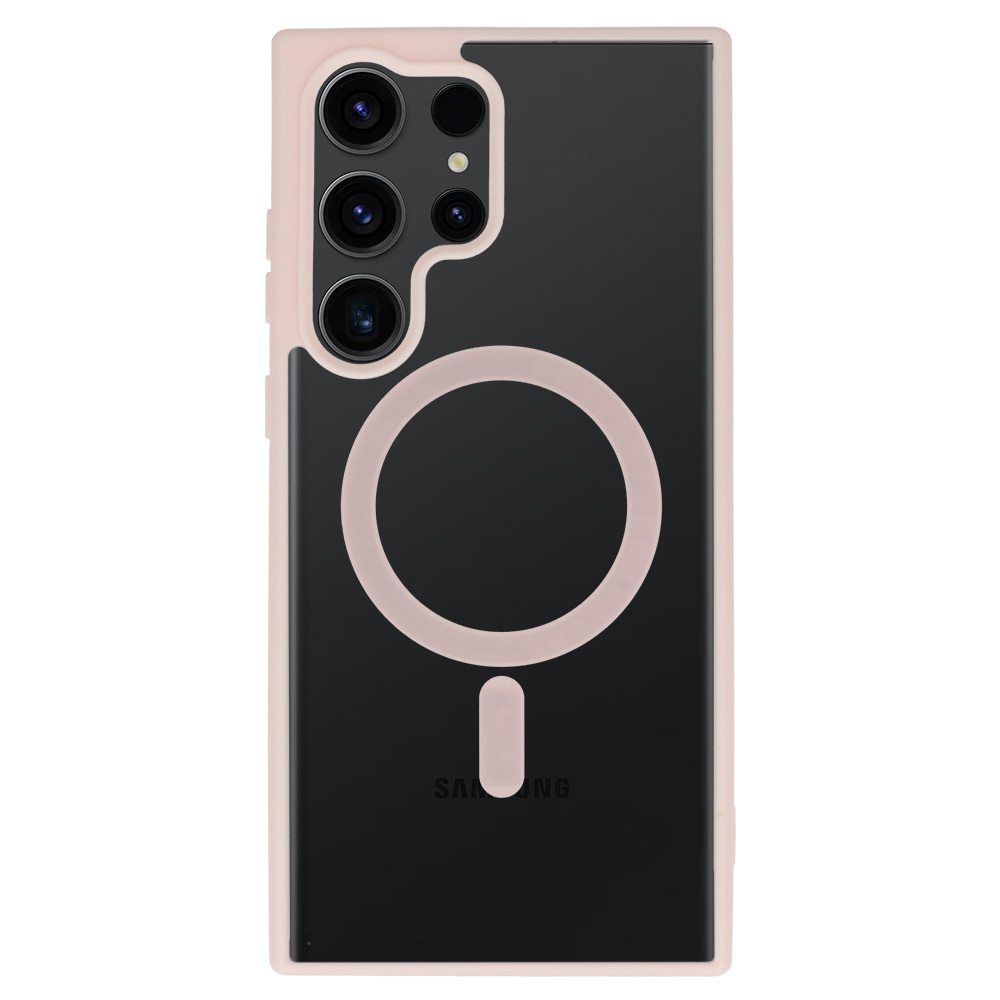 Kryt Acryl Color MagSafe pro Samsung Galaxy S25 Ultra , barva růžová