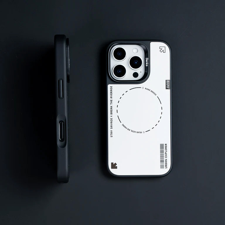 Benks Dynamic Minimalist Case for Apple iPhone 16 Pro Max , barva bílá