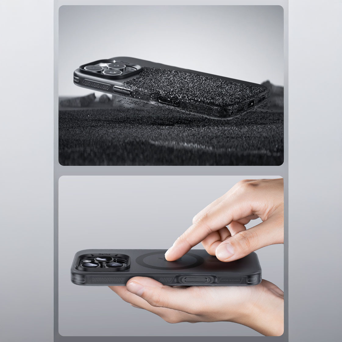 Benks Magnetic Lucid Armor Case (0065) for Apple iPhone 16 Pro , barva bílá