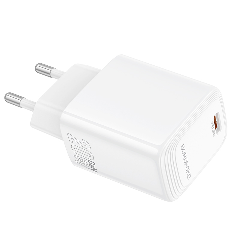Borofone síťová nabíječka BN26 Fuente - USB-C - PD 20W , barva bílá