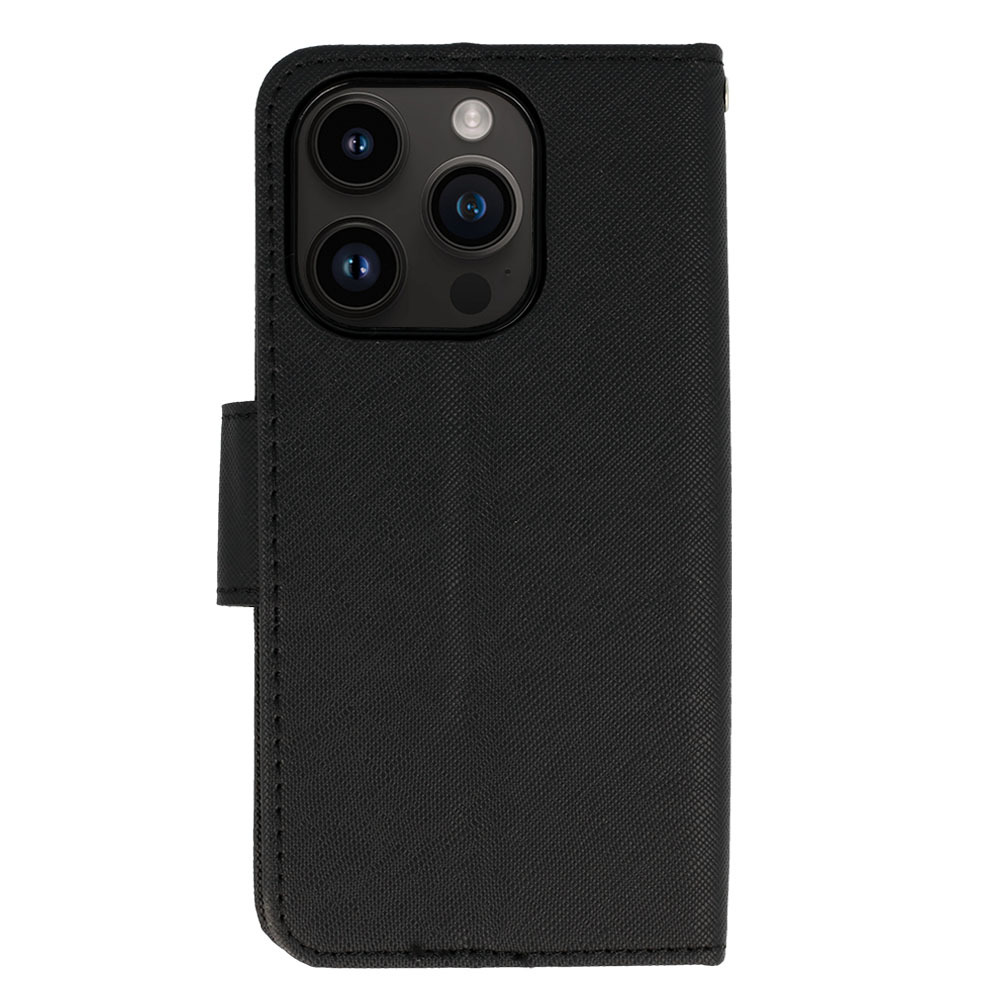 Knížkové pouzdro Fancy pro Samsung Galaxy S25 Ultra , barva černá