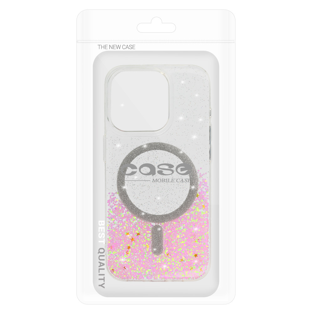 Tel Protect Moonlite Magsafe Case for Samsung Galaxy S24 Ultra , barva růžová clear