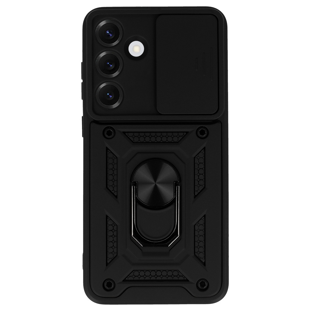 Kryt odolný SlideCam pro Samsung Galaxy S25 Plus , barva černá